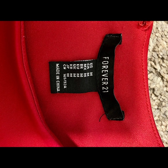 Forever 21 Red Dress - Picture 3 of 3
